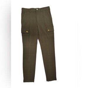 New with tags, Halara skinny pant. Green. Sz Med